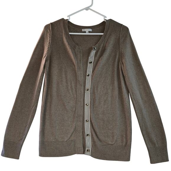 Gap Tan Cashmere Sweater Cardigan Women's Size M - Picture 1 of 11